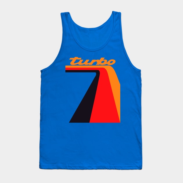 turbo stripes Tank Top by retroracing